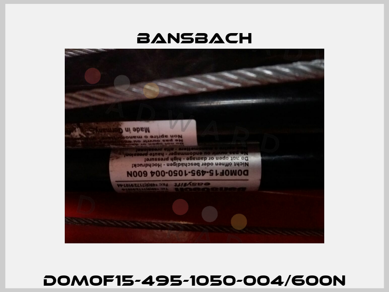 D0M0F15-495-1050-004/600N Bansbach
