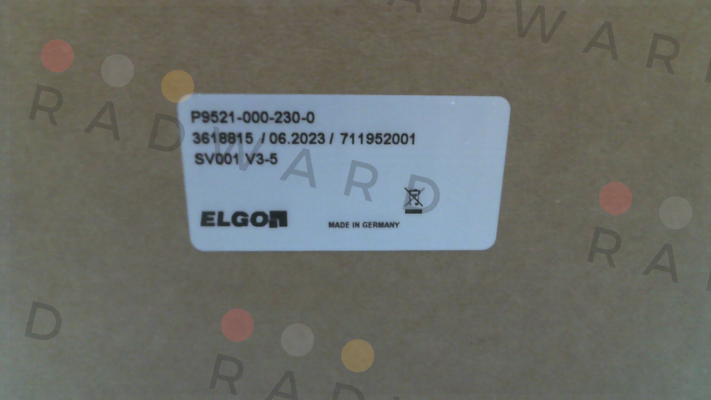 P9521-000-230-0 Elgo