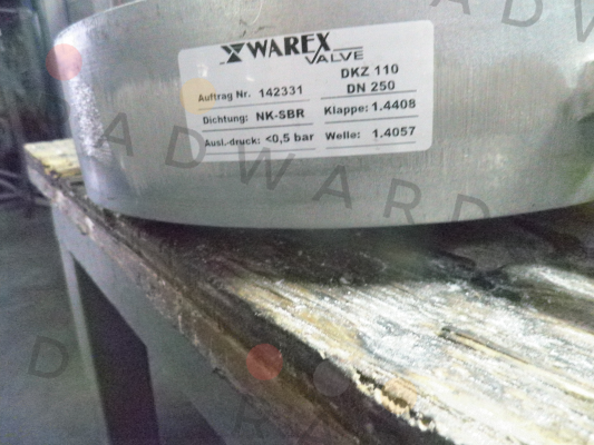 cuff for DKZ 110 DN250 Nr.142331  Warex