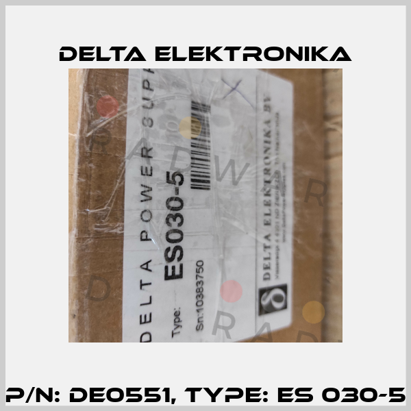 P/N: DE0551, Type: ES 030-5 Delta Elektronika