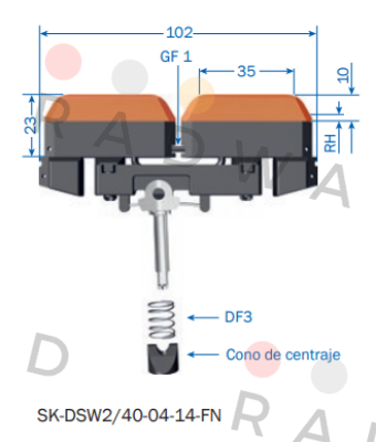 0144059/03 / SK-DSW2/40VP-04-14-FN-R15 Vahle