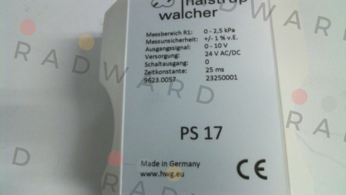 9623.0057 Halstrup Walcher