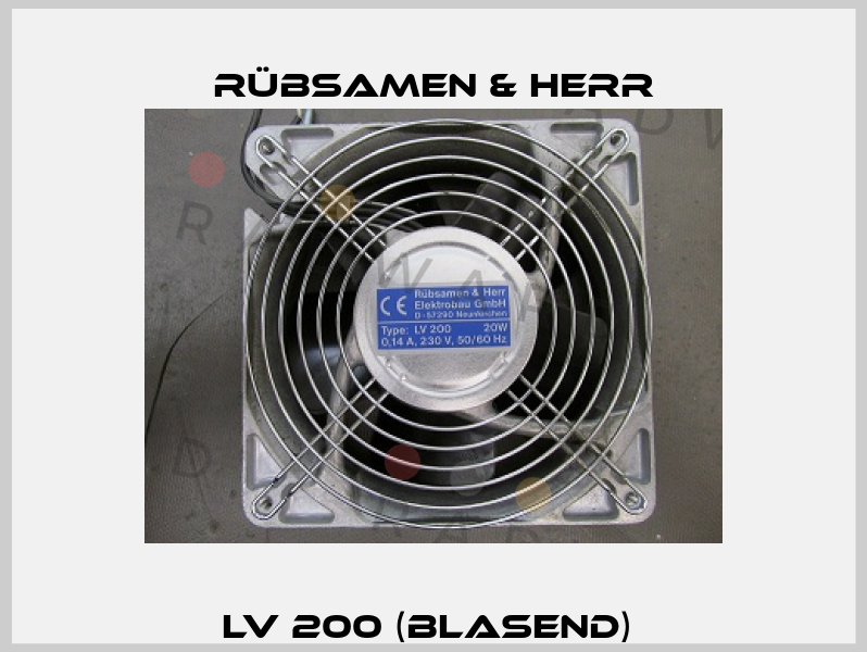 LV 200 (blasend)  Rübsamen & Herr