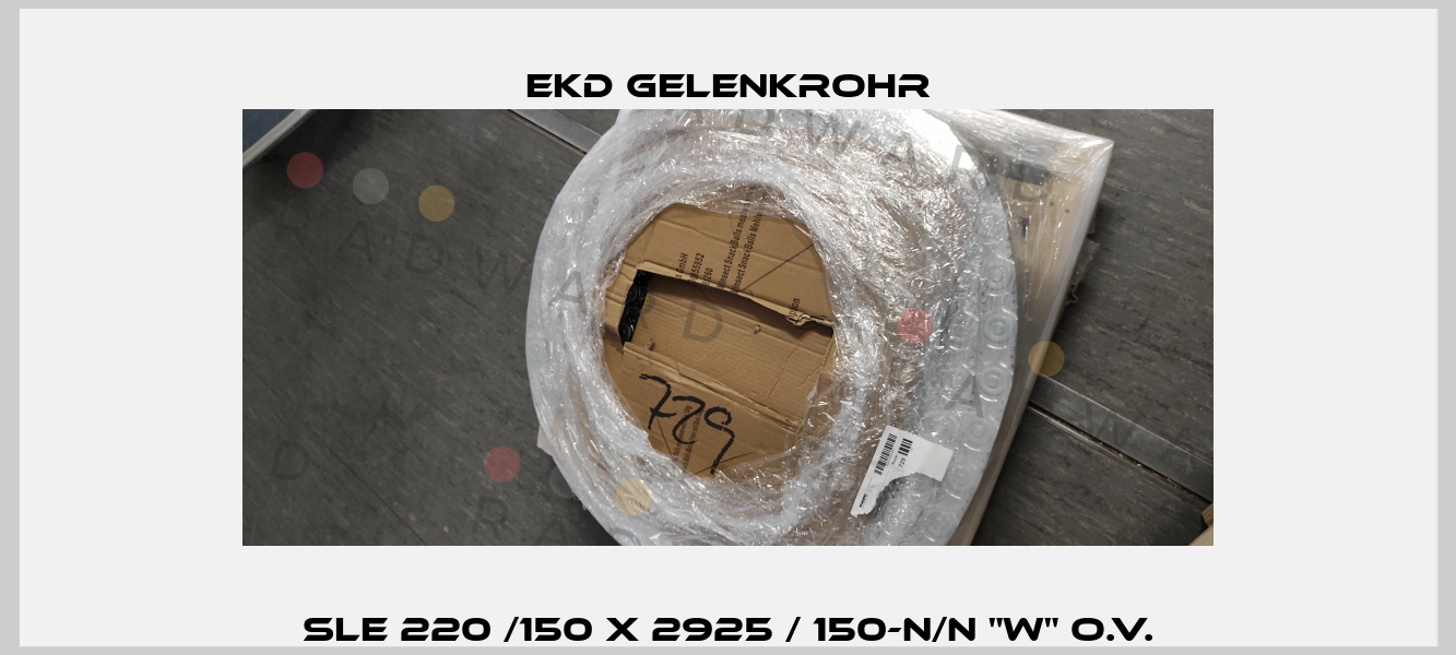 SLE 220 /150 x 2925 / 150-N/N "w" o.V. Ekd Gelenkrohr