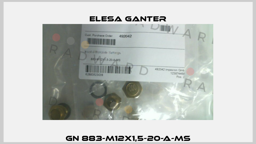GN 883-M12x1,5-20-A-MS Elesa Ganter