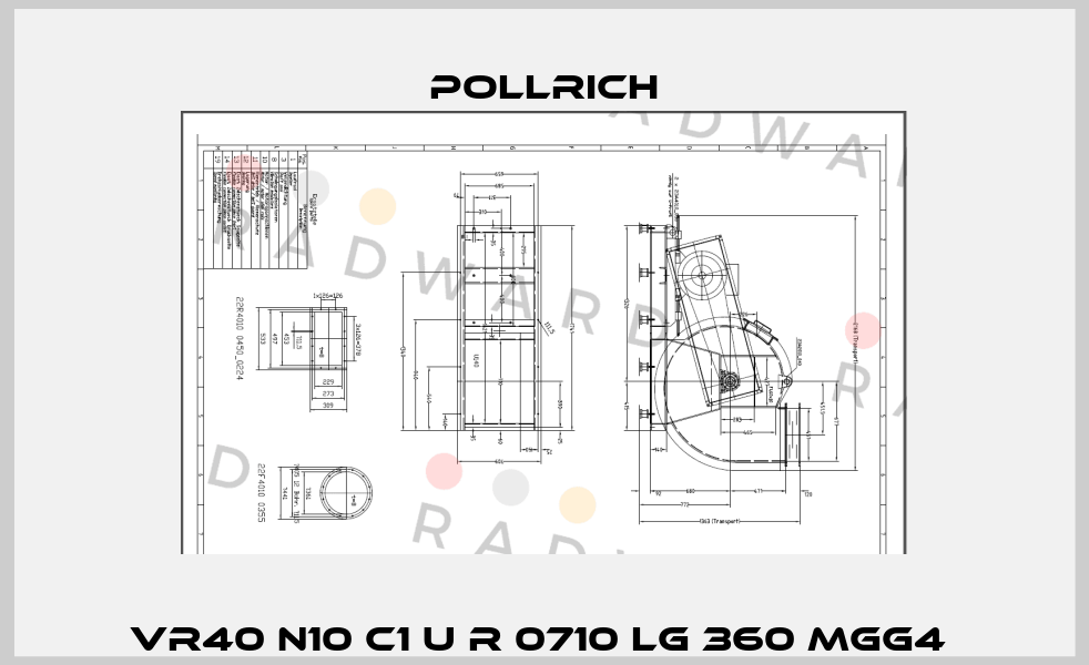 VR40 N10 C1 U R 0710 LG 360 MGG4  Pollrich