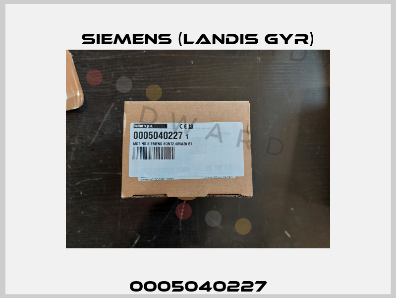 0005040227 Siemens (Landis Gyr)