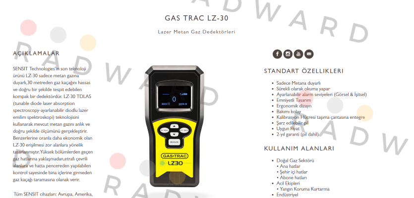 GAS Trac LZ30 Sensit