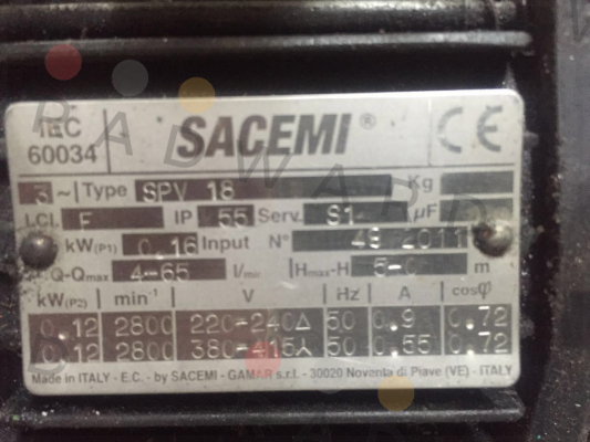 YT56SVBAA090  Sacemi