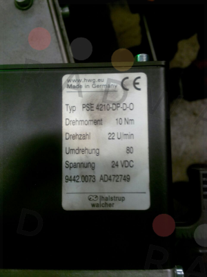 PSE4210-DP-D-O  Halstrup Walcher