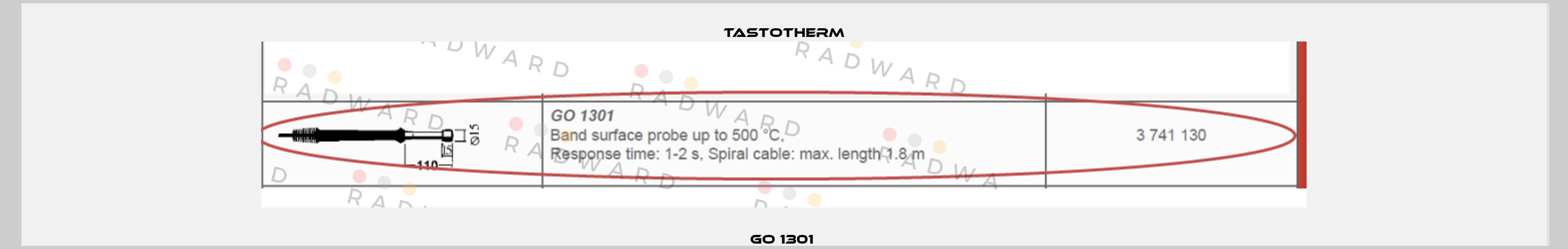 GO 1301  Tastotherm