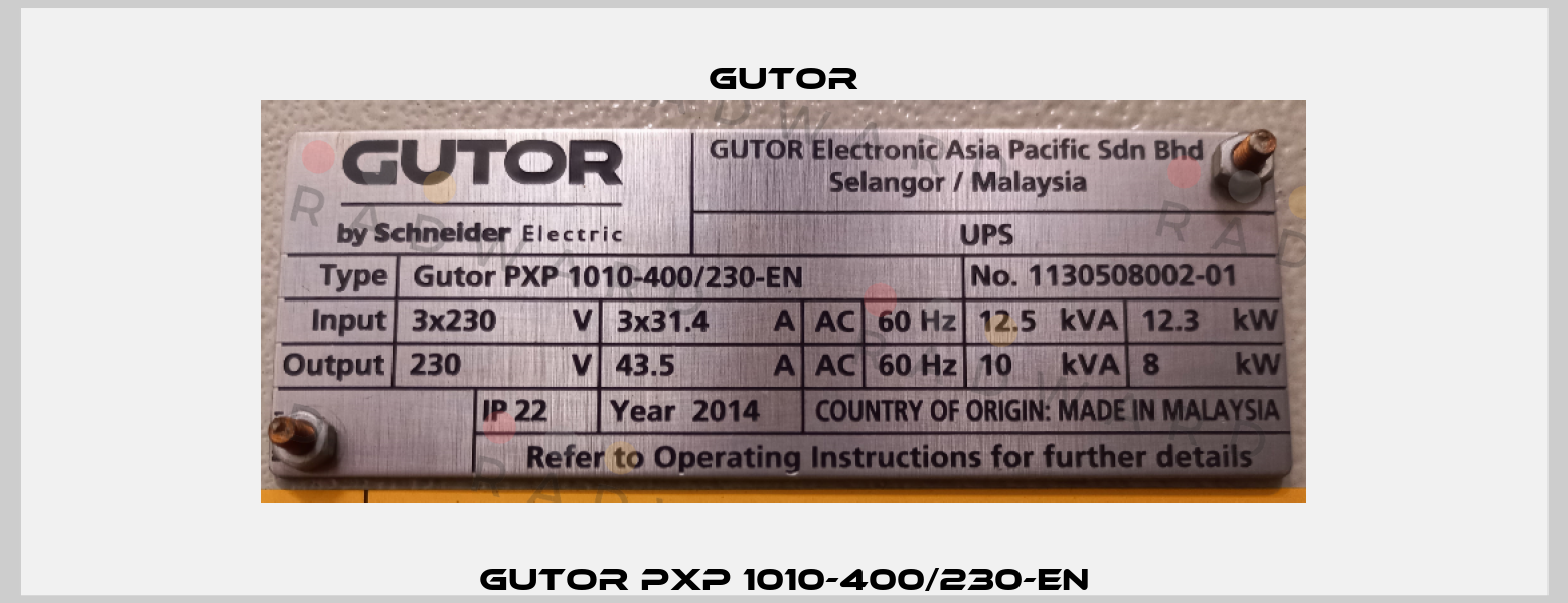 Gutor PXP 1010-400/230-EN Gutor