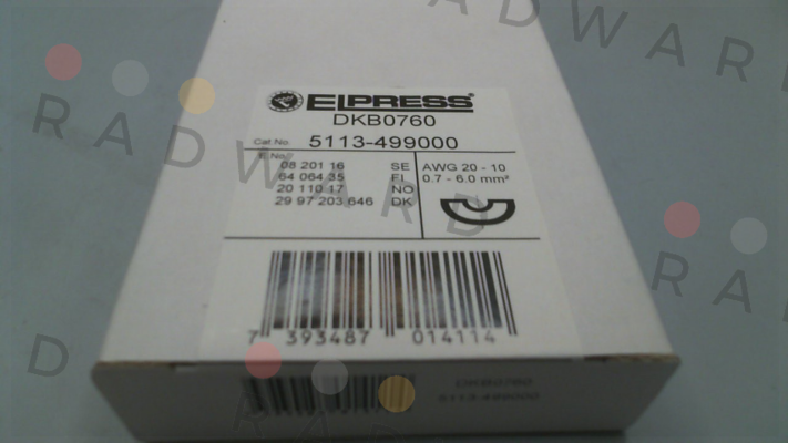 p/n: 5113-499000, Type: DKB0760 Elpress