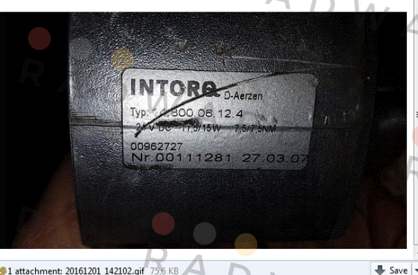 KBK 14.800.06.12.4  Intorq