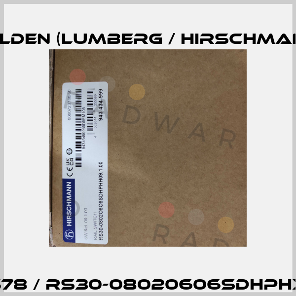 100578 / RS30-08020606SDHPHXX.X Belden (Lumberg / Hirschmann)