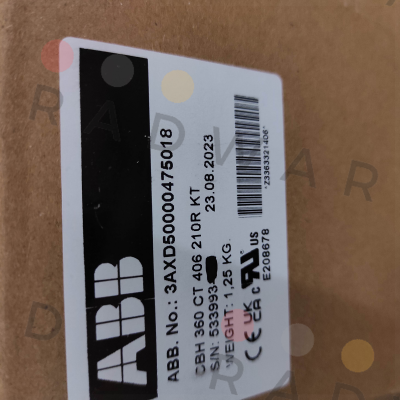 CBH 360 CT 406 210R Danotherm