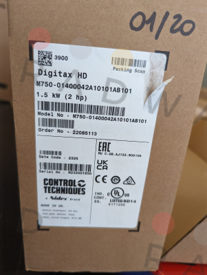 M750-01400042A10101AB101 Nidec