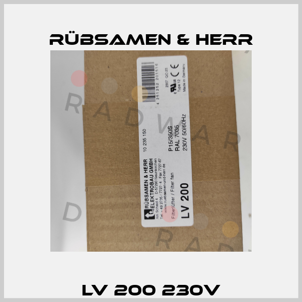 LV 200 230V Rübsamen & Herr