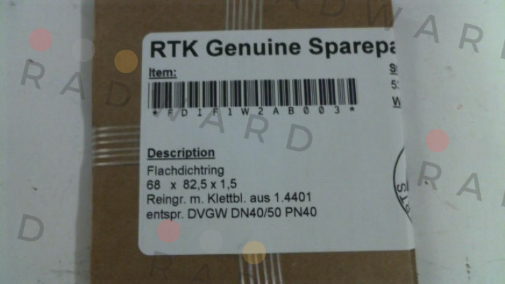 FDIF1W2AB003 RTK