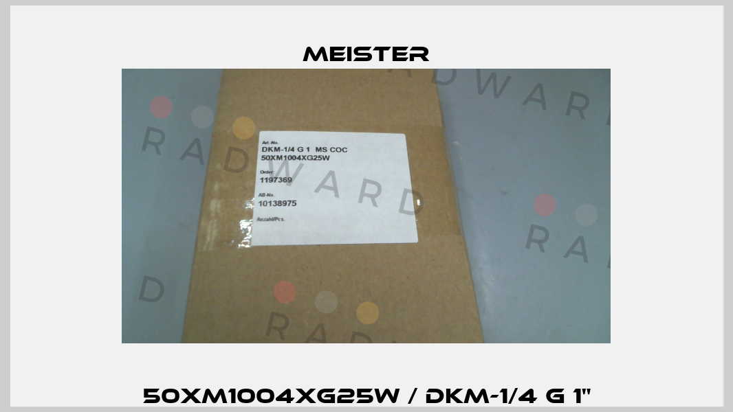 50XM1004XG25W / DKM-1/4 G 1" Meister