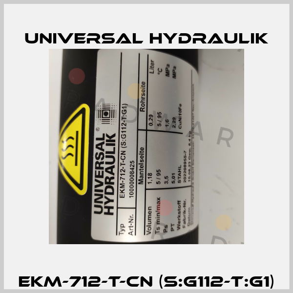 EKM-712-T-CN (S:G112-T:G1) Universal Hydraulik