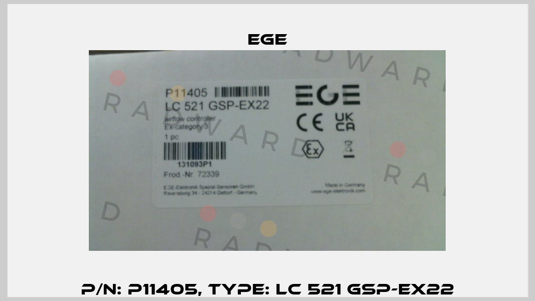 p/n: P11405, Type: LC 521 GSP-Ex22 Ege