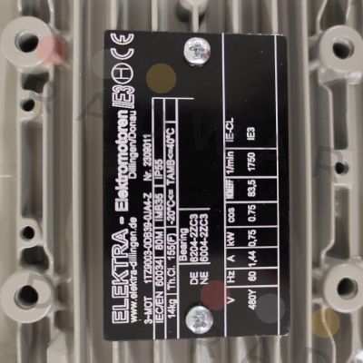1TZ9003-0DB39-0JA4 0,75 kW 1800 1/min. Lammers