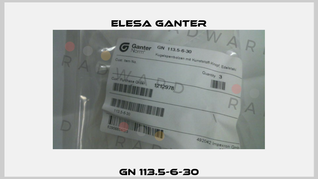 GN 113.5-6-30 Elesa Ganter