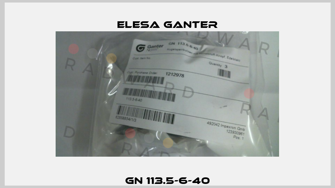 GN 113.5-6-40 Elesa Ganter