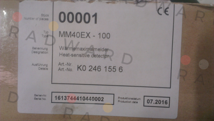 MM40EX-100  Tyco Fire