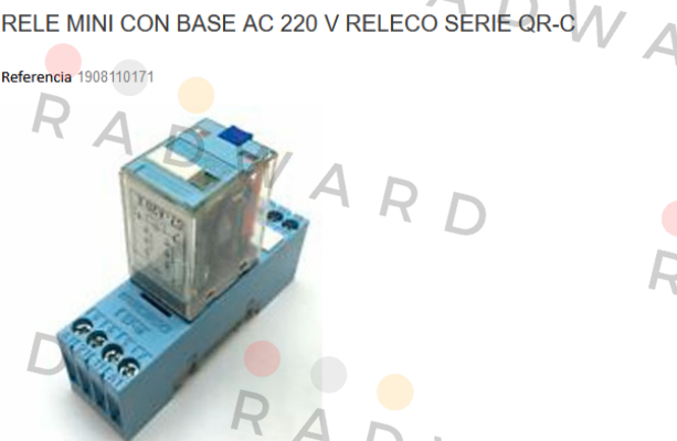 1908110171 SERIE QR-C AC 220 Comat Releco