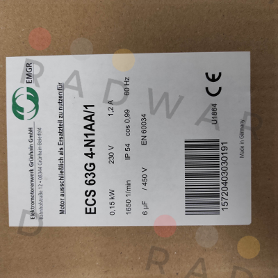 ECS 63G 4-N1AA/1 / U1864 EMGR