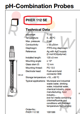 PH -Elektrode PHER-112-SE  ProMinent