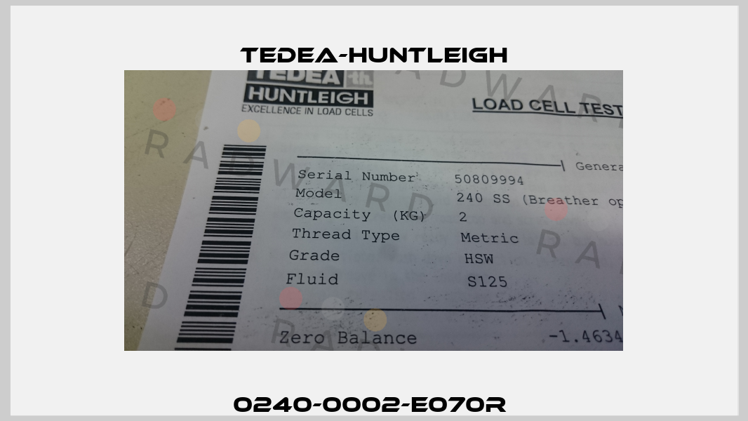 0240-0002-E070R  Tedea-Huntleigh