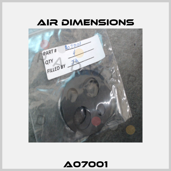 A07001 Air Dimensions