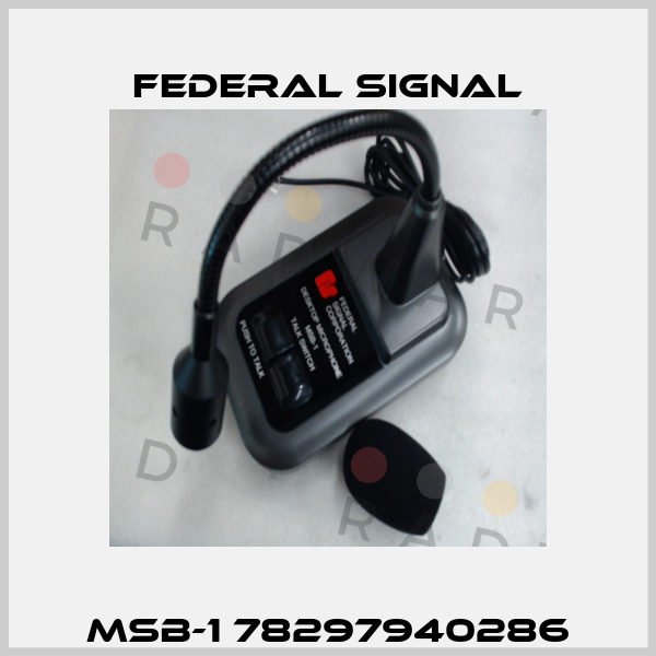MSB-1 78297940286 FEDERAL SIGNAL
